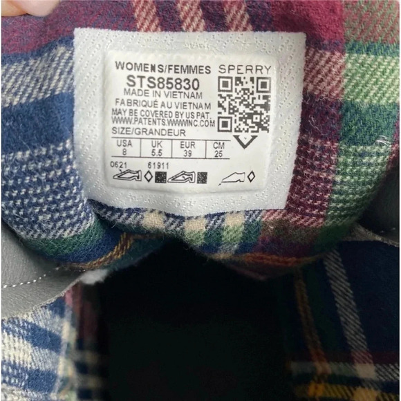 New Sperry Top sider Saltwater STS85830 women's duck boots Nylon Quilt Grey - Picture 14 of 14